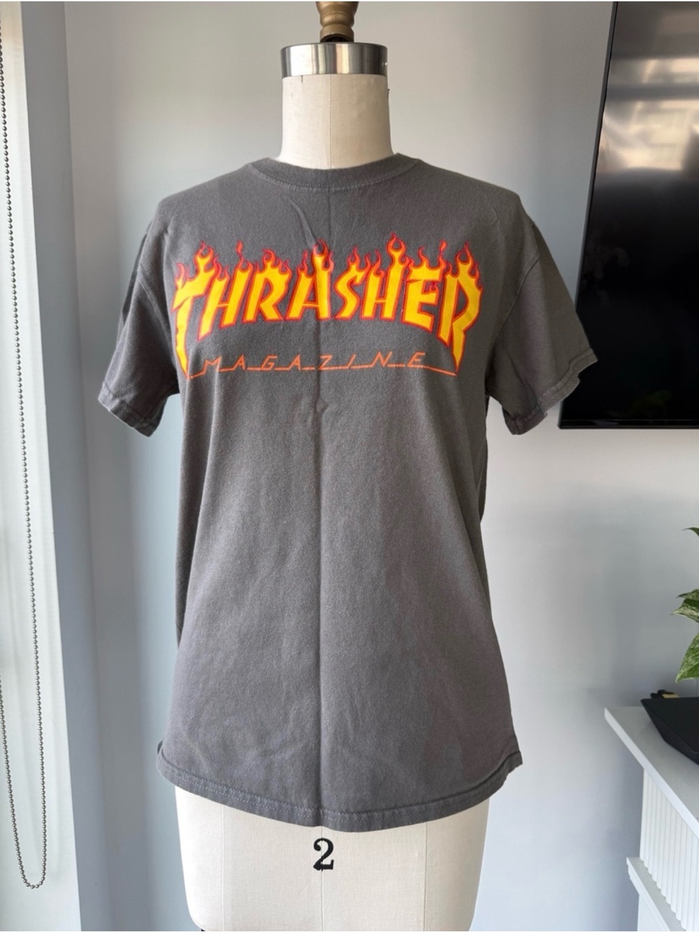 Thrasher Flame Logo Tee